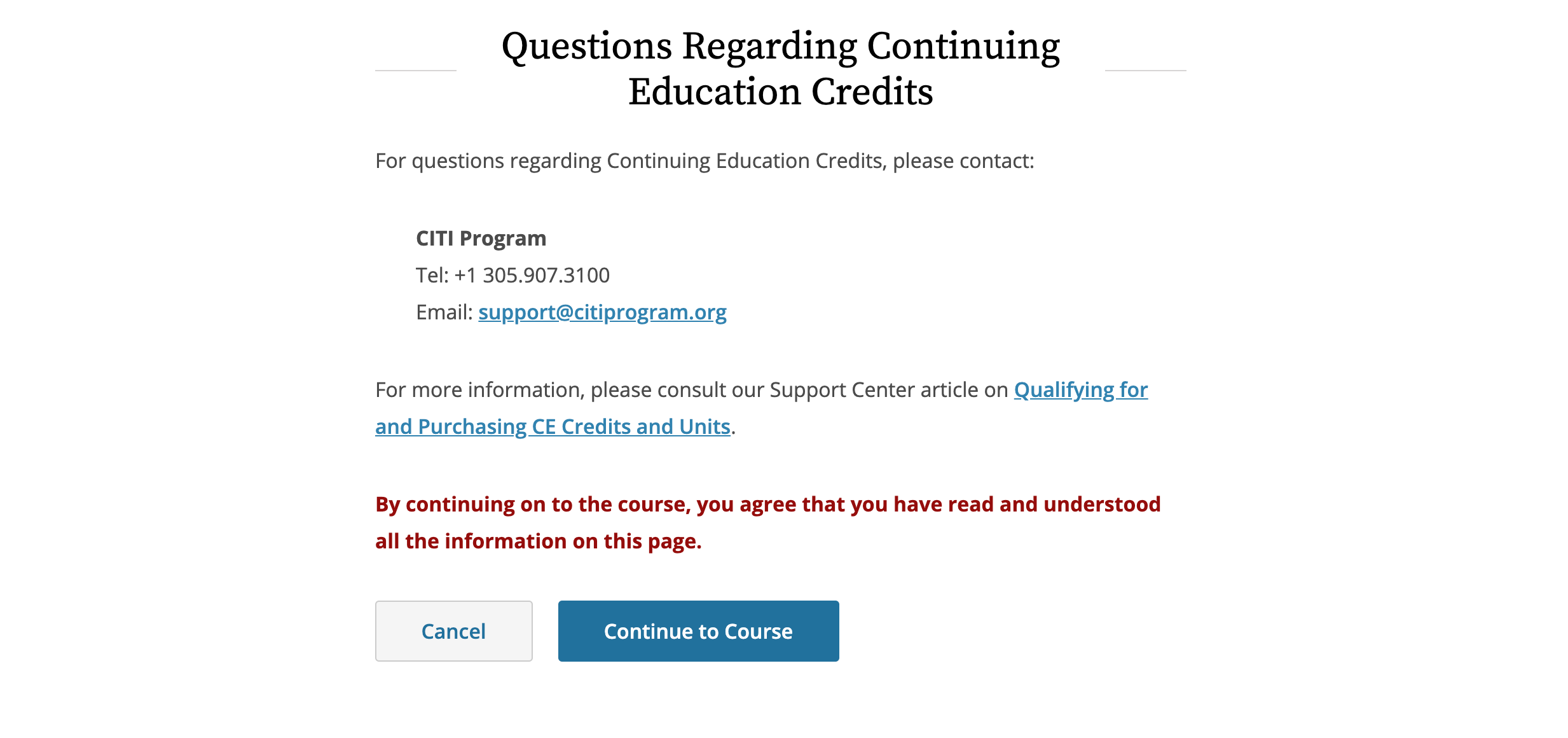 Qualifying for and Purchasing CE Credits and Units